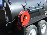 Spring-loaded reel